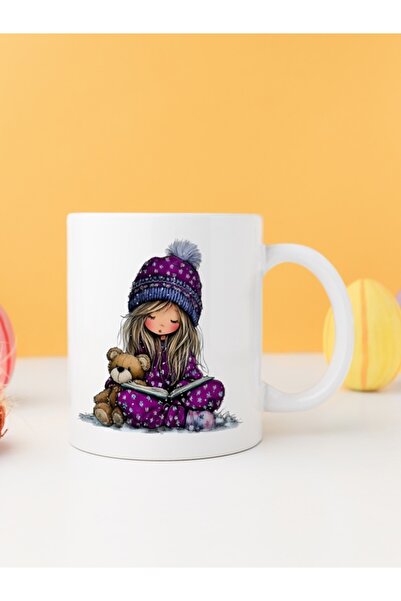 IŞILAY PROMOSYON قطط عيد الميلاد الغريبة ذات الألوان المائية - كوب باردك موديل 1