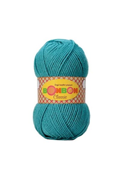 NAKO 5 Pieces Bonbon Classic Hand Knitting Yarn 98539 Green