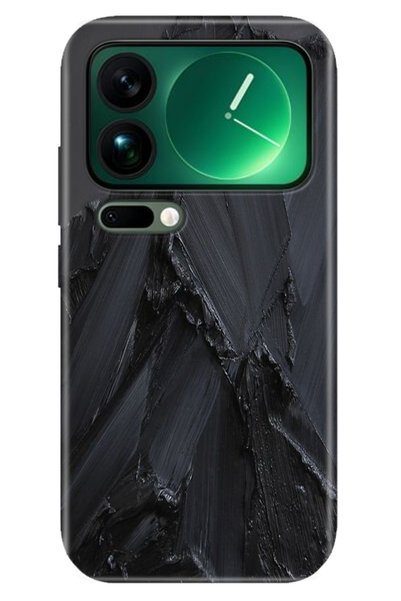 Cekuonline Xiaomi Mi 17 Pro Max Case Color Silicone Printed Tpu Black Concrete