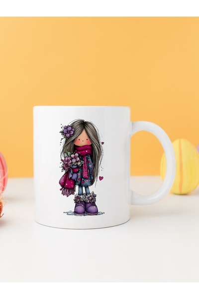 IŞILAY PROMOSYON قطط عيد الميلاد الغريبة ذات الألوان المائية - كوب بارداج مود...