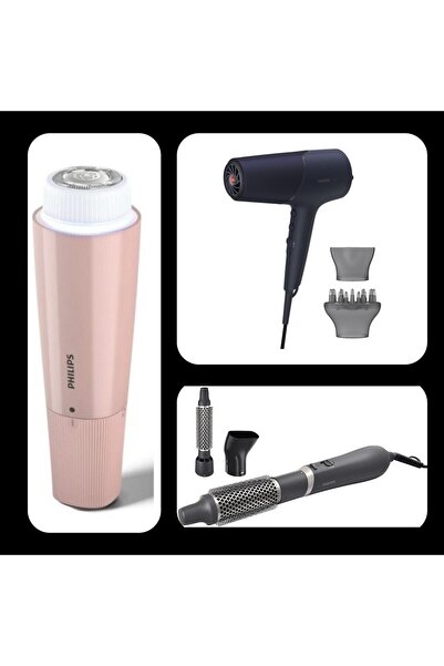 Philips BHA301 Saç Şekillendirici Tarak + BHD510 2300 W Saç Kurutma Makinesi ...