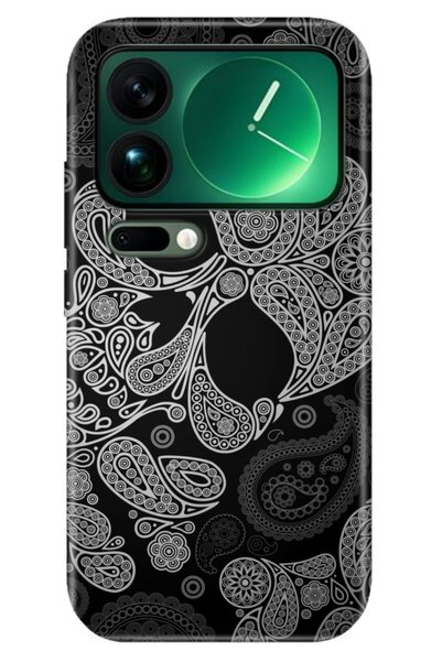 Cekuonline Xiaomi Mi 17 Pro Max Case Patterned Silicone Printed Cover Skuller