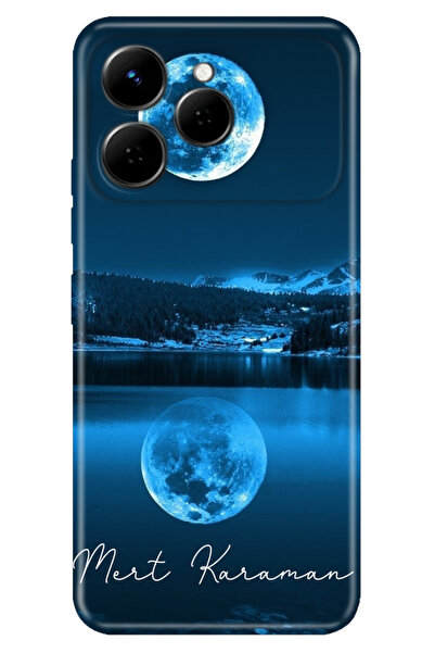 TECNO Spark 40 4g RetroTarz Kılıf Tema İsim Yazılı Kişiye Özel Silikon Kapak ...