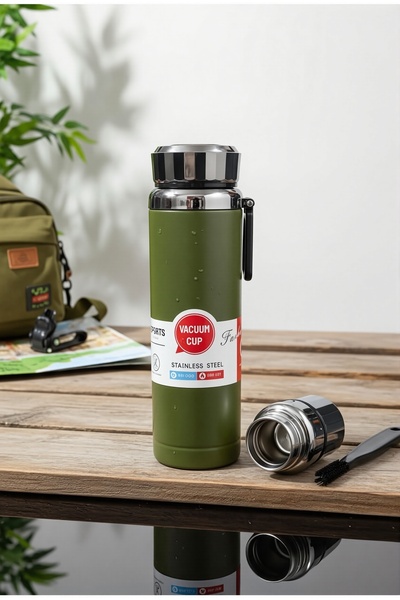 Generic 3L 1.18L Tumbler Stainless Steel Vacuum Insulated Bottle, Coffee Tumbler with Lid & Straw (Blue)