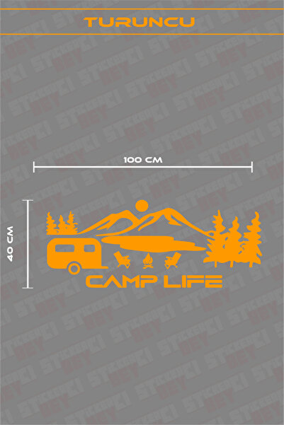 STİCKERCI BEY ملصق كامب لايف لعربات التخييم