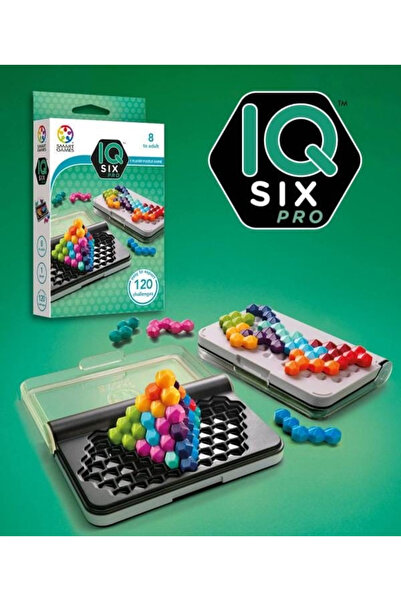 Smart Games - IQ Six Pro, logic game with 120 challenges, 8+ years