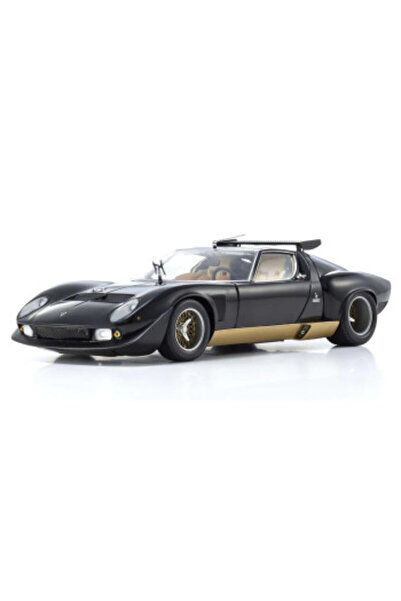 Kyosho Macheta auto, LAMBORGHINI MIURA SVR 1974 - NEGRU/AUR (08319BKG) 1:18