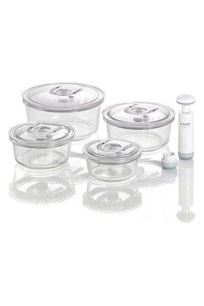 Caso 1187 Vakuboxx Vakumlu Saklama Kabı Seti Yuvarlak