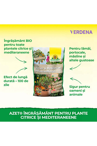 NEUDORF Azet fertilizer for citrus and Mediterranean plants, 750 g, Neudorff