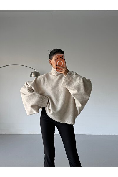 Lamierra Pulover pentru femei Yarisa Kol supradimensionat Yumoş