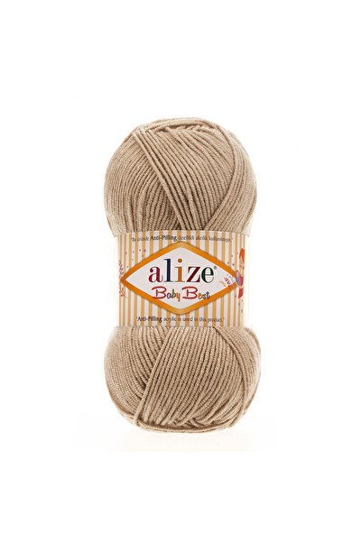 Alize 5 Pieces Baby Best Anti-Pilling Bamboo Blend 256 Beige - 100 Gr. 240 Meters.