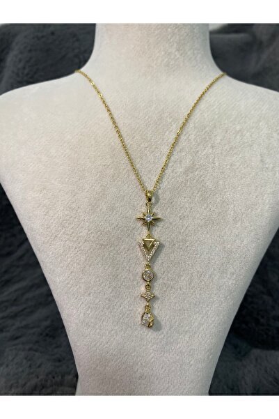 stainless steell Çelik Y Kolye