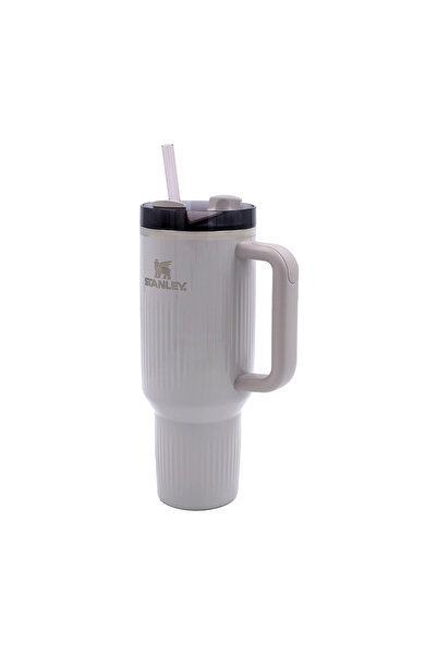 Stanley Quencher H2.0 Fluted Thermos with Straw 1.18 L Gray