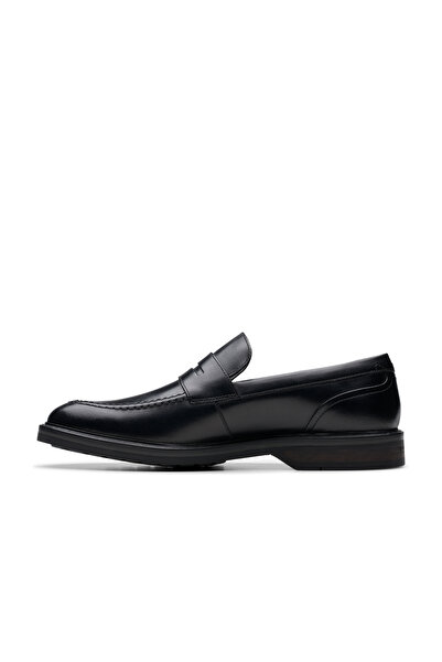 CLARKS Men's Black Aldwin Step Slip On