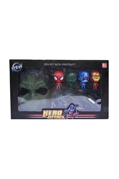 BaoBao Set figurină supererou cu mască și accesorii – jucărie pentru copii 3+