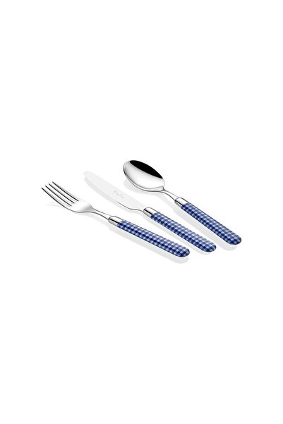 RİVADOSSİ SANDRO Rivadossi Naif Lacivert 36 Parça Çatal Bıçak Kaşık Takımı