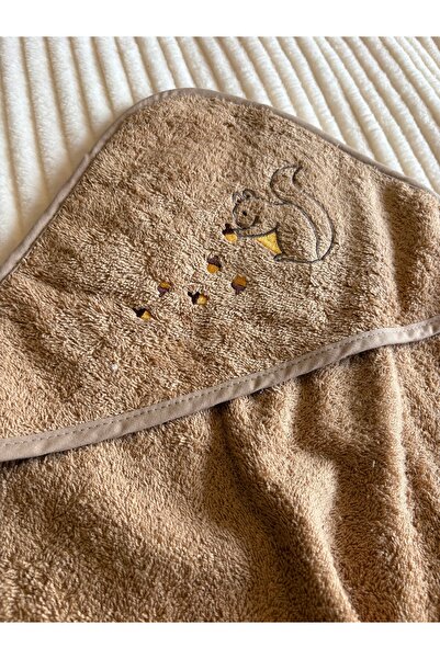 EVEY %100 Premium Pamuklu 75 X 75cm Bebek Banyo Havlusu - Yumuşak & Yüksek Su...