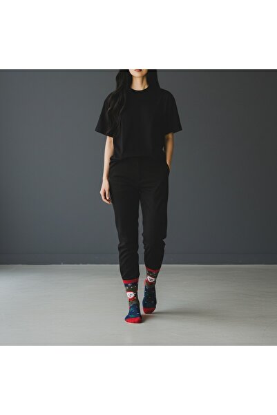 Butik Leo Socks Şirin Noel Baba Desenli Çorap