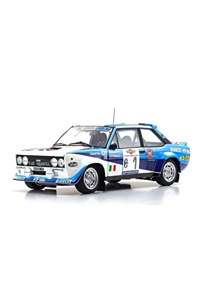 Kyosho FIAT 131 ABARTH - 1981 - ALEN/KIVIMAKI - RALLY COSTA SMERALDA #1 (08376D) 1:18