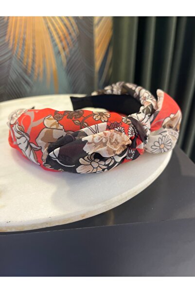 gozdeasutayaccessory Orange Pattern Crown
