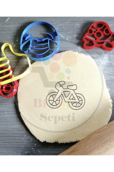 Bi'şeyler Sepeti قالب كوكيز على شكل دراجة