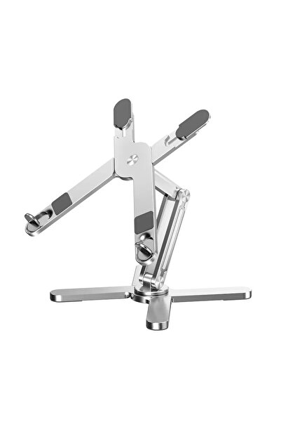 genernic Aluminum Adjustable Laptop Stand – Foldable, Heavy-Duty & Heat-Dissipating Holder