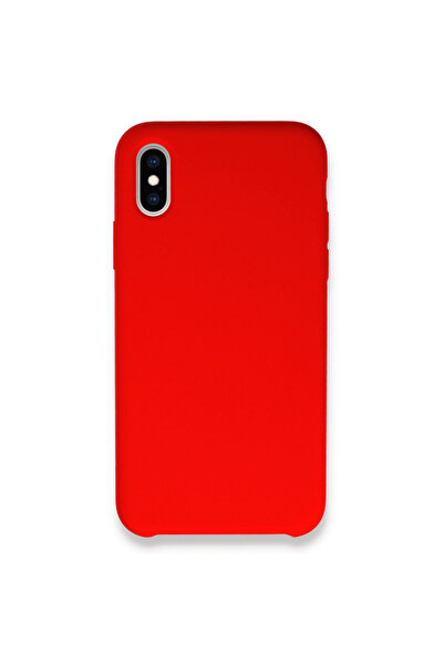 ceppark Newface iPhone XS Max Case Launch Legant Silicone - Red
