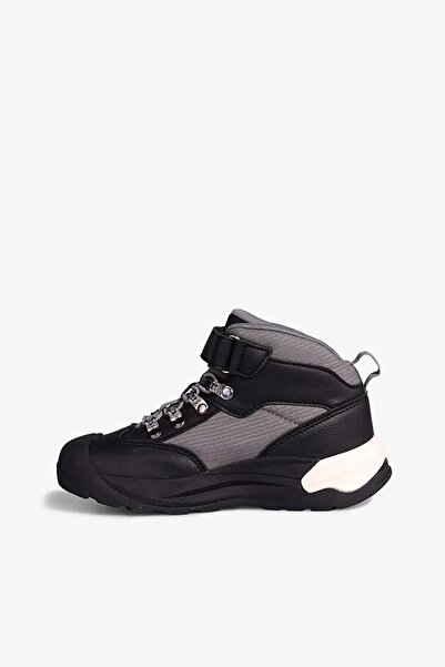 Vicco Stone Children's Basic Rubber Sole P.U & Textile Outdoor Boots – Velcro Elastic 26–35