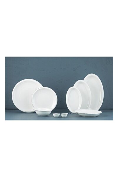 EVALIZA Strıpe Platin 30 Parça Yemek Takımı- 6 Kişilik