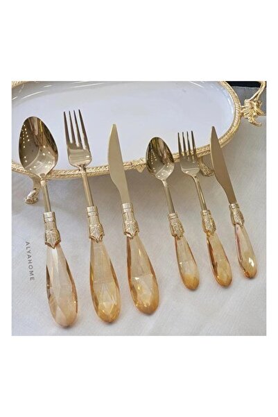 Alya Home Damla 36 Parça Servis Kaşık Seti