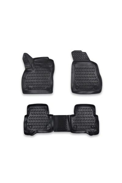 OEM Set de 4 covorașe auto cu cleme pentru Citroën Nemo (2011+), cauciuc, ant...