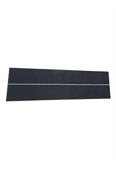 BLOOMING TIME 3D Stereo Carbon Fiber B-Pillar Car Stickers Plating Film