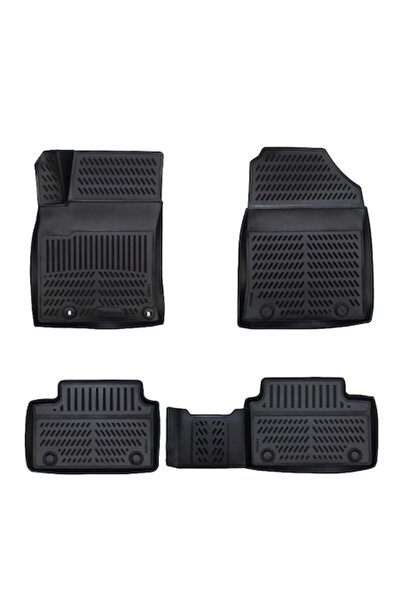 OEM Set de 4 covorașe 8D dedicate pentru Kia XCeed (din 2019) cu clipsuri de podea