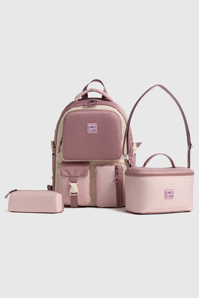 Fiyaka Hkn 9013F Primary School Backpack School Bag Multi-Sectional Gülkurusu