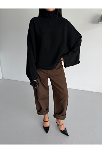 Lamierra Bat Sleeve Oversized Soft Women's Sweater