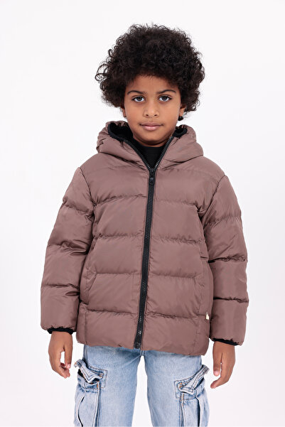 ROBA KIDS Jachetă și haină gonflabilă pentru băiat și fete, lână interioară, cu glugă, cu buzunar, iarnă, RB-400