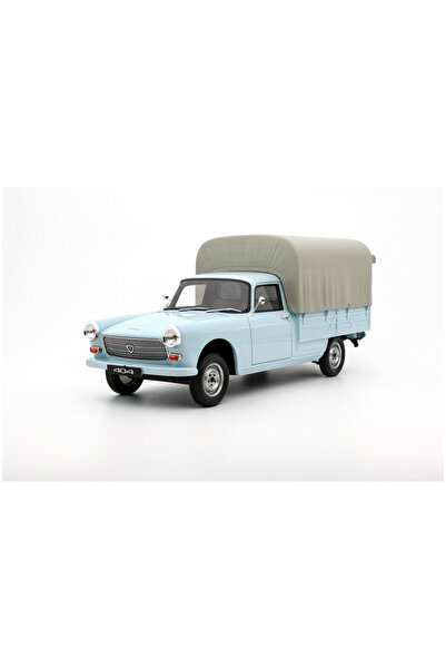 Otto Mobile Macheta auto, PEUGEOT 404 PICK-UP BACHE BLUE 1967 1:18