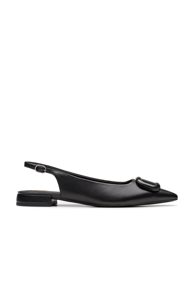 CLARKS Women's Black Sensa15 Trim Buckle Strap