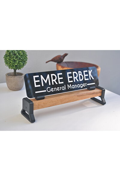 wart dizayn modern masa isimliği, masa isimliği , minimalist isimlik, ofis is...