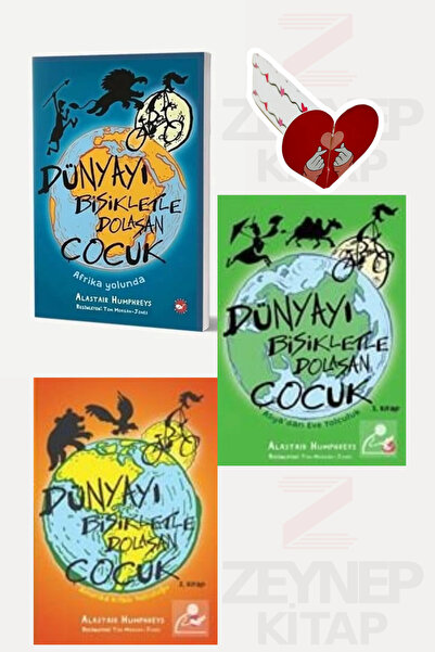 Beyaz Balina Yayınları Dünyayı Bisikletle Dolaşan Çocuk Seti 3 Kitap Soru Kit...