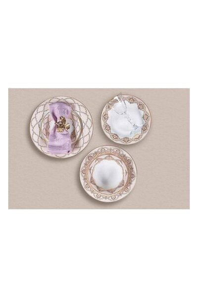 Porland Glam 60 Parça 12 Kişilik Yemek Takımı