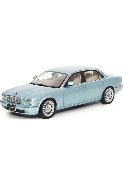 Almost Real Macheta auto, JAGUAR XJ6 (X350) – SEAFROST (ALBASTRU DESCHIS) 1:18