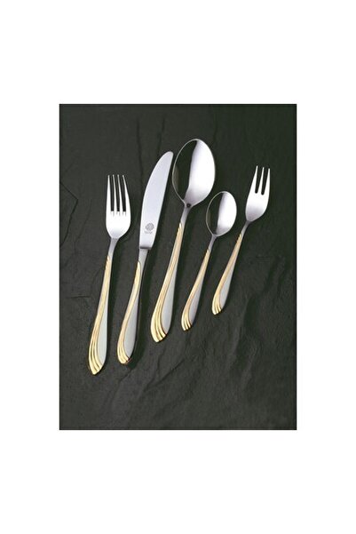 ggs solingen Çatal Kaşık Bıçak Seti Sonja Mat Altın 96 Parça