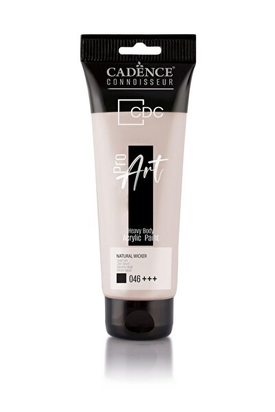 Cadence Boya Pr046 Natural Straw Cadence Proart Heavy Body Acrylic Paint 120ml - Cadence Tube Acrylic Paint