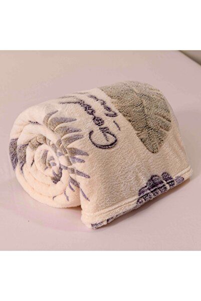 JOJO HOME Thin cocolino blanket, 200x230cm, plush microfiber, Good Night