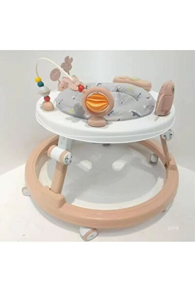 SMART CHILD مشاية أطفال قابلة للطي مع مقعد مبطن وعجلات مرنة