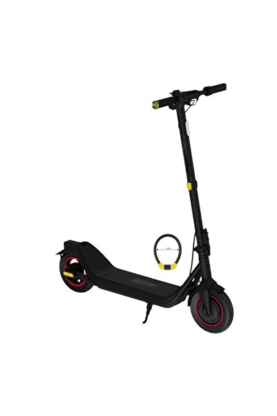 OEM Trotineta electrica pliabila + antifurt galben, viteza maxima limitat la ...