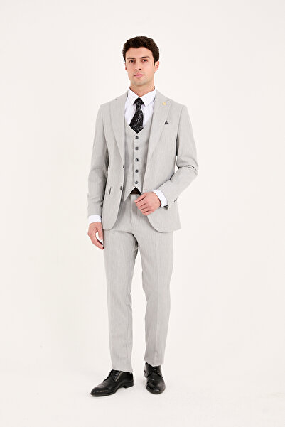 The Tailor Classics Premium Erkek Takım Elbise - Üç Parça Erkek Ceket Yelek P...