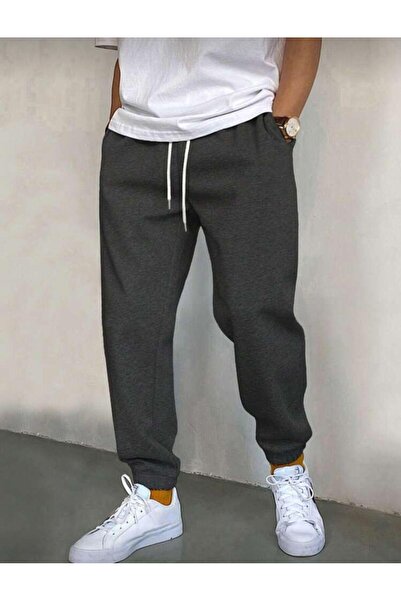 berfmoda PAÇA LASTİK BAGGYY BOL KESİM ESNEK RAHAT KUMAŞ EŞOFMAN ALTI MEVSİMLİK