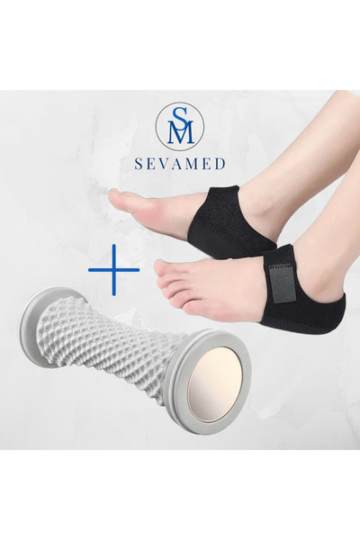 kırmed Topuk Dikeni Kumaş Çorabı ve Ayak Vücut Masaj Silindiri Ayak Ağrıları ...